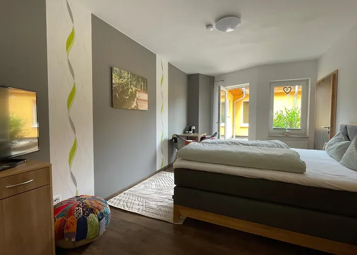 公寓 Und Ferienzimmer Haus Waldblick Trusetal